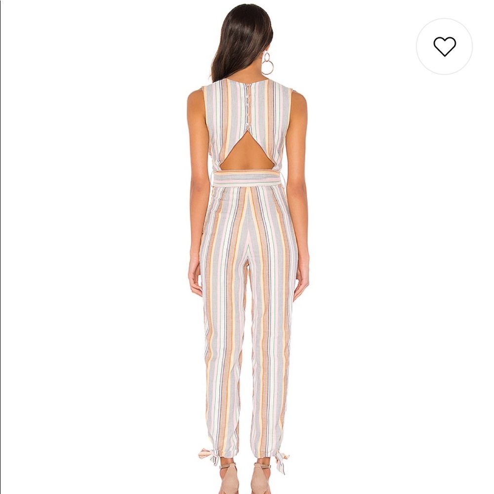 Tularosa Reese Jumpsuit - Multi Stripe. - Picture 3 of 3